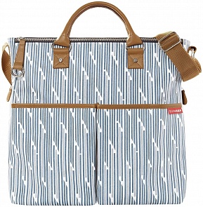 Сумка для мамы на коляску - Синие Полосы (Skip Hop, SH 200316veg)